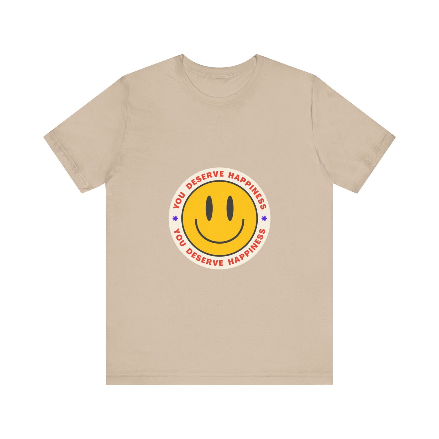 Smiley Face Happiness Tee - Unisex Short Sleeve Shirt