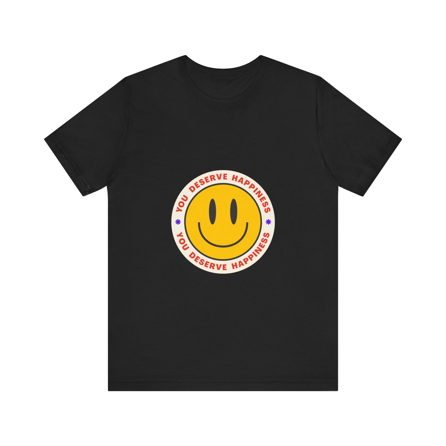 Smiley Face Happiness Tee - Unisex Short Sleeve Shirt
