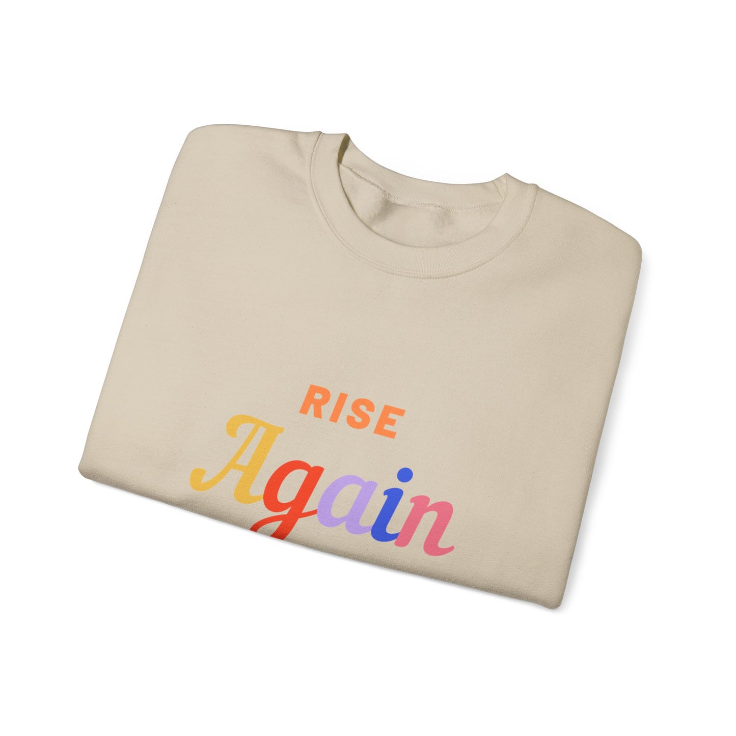 Crewneck Sweatshirt Rise Again - Cute Unisex Heavy Blend