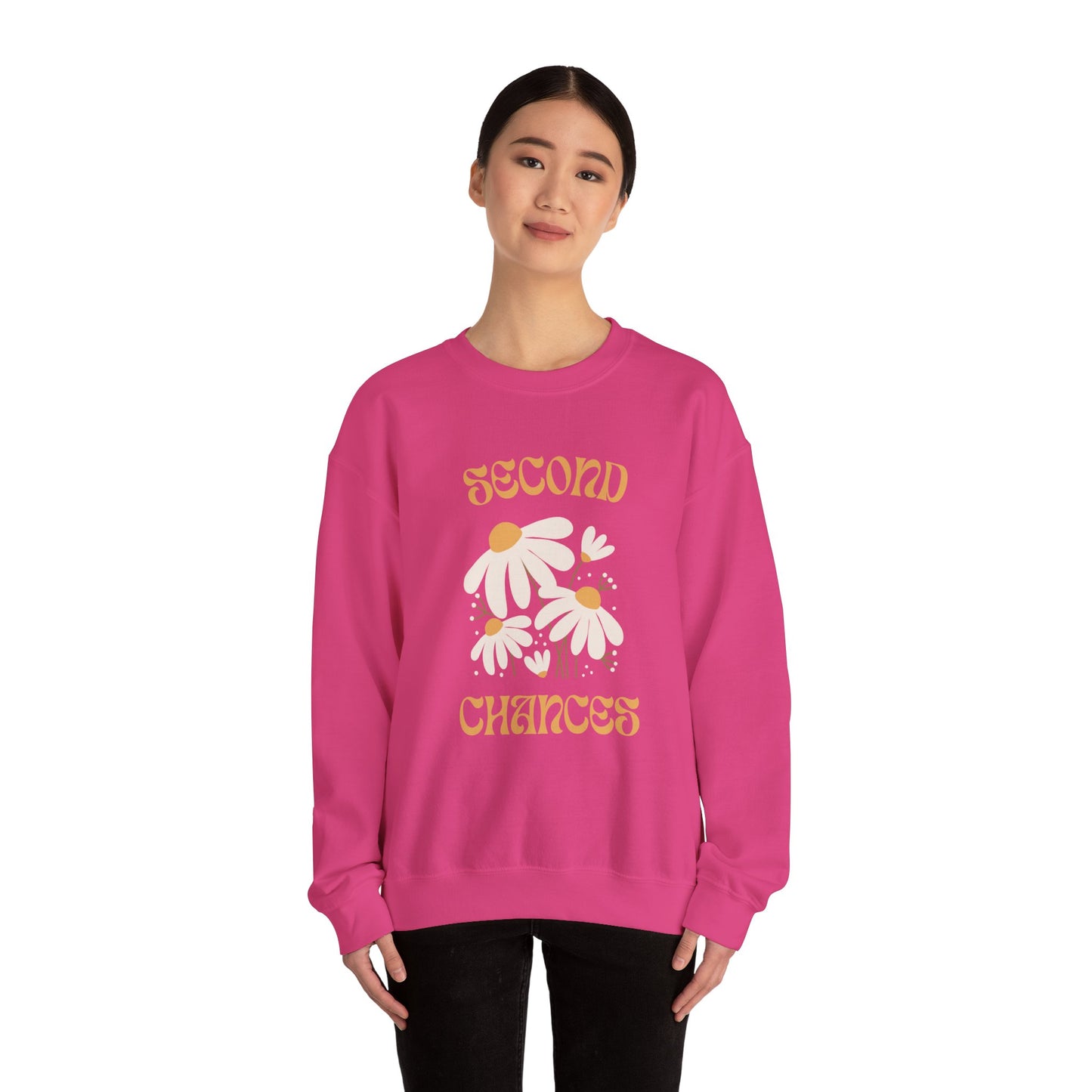 Floral Crewneck Sweatshirt - Second Chances Design