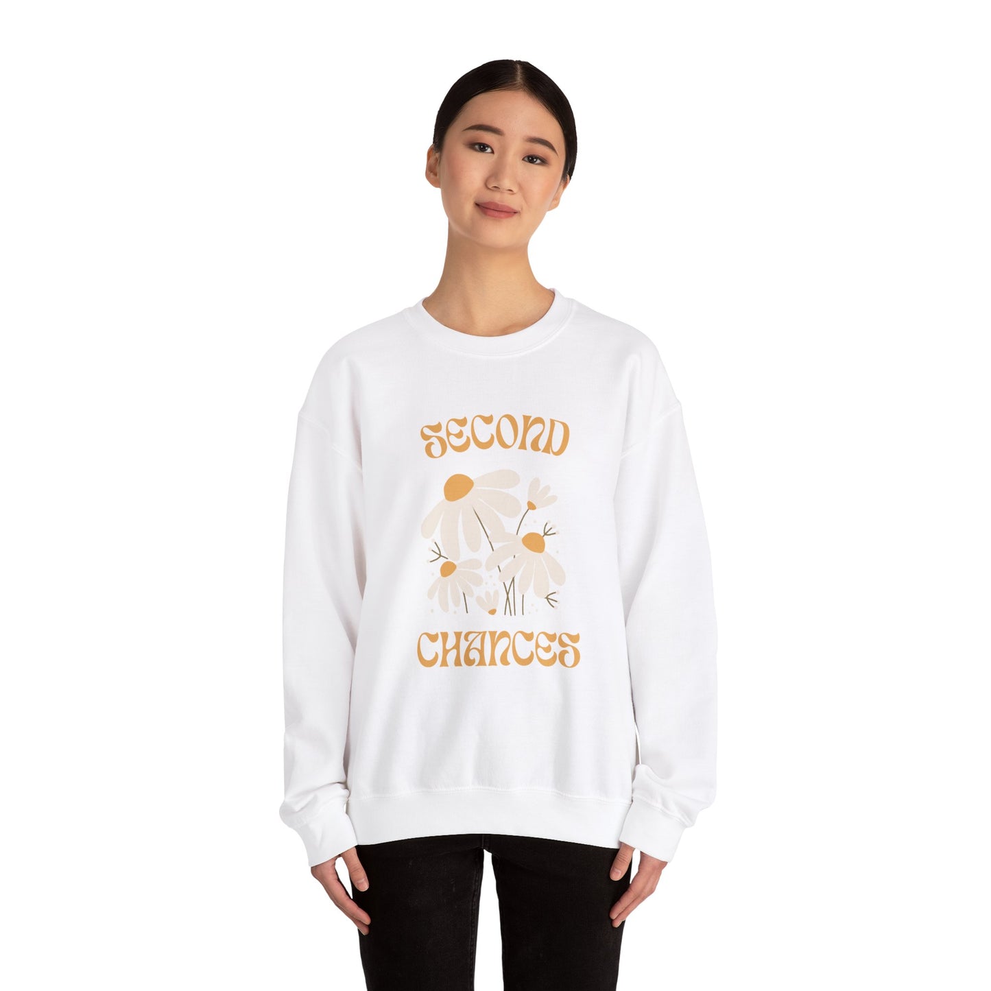 Floral Crewneck Sweatshirt - Second Chances Design