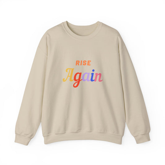 Crewneck Sweatshirt Rise Again - Cute Unisex Heavy Blend